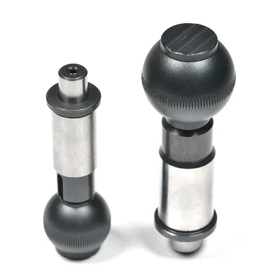 Black Finished Stainless Steel Carbon Steel Indexing Plunger Round Head Spring Positioning Pin M5-M25 DIN ANSI for Jigs
