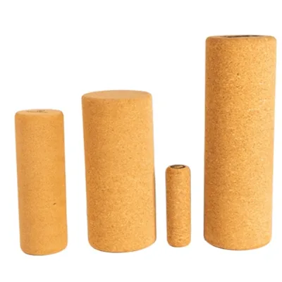 2025 Custom Logo Non Slip Eco Friendly Cork Yoga Roller Massage Roller