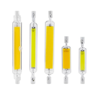 AC110V 220V 78mm 118mm 189mm Home Replace LED R7S COB Glass Tube Light Horizontal Bulb Halogen Lamp