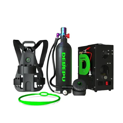 2.3L Diving Air Tank Scuba Tank with Mask Gas Cylinders for Underwater Diving
