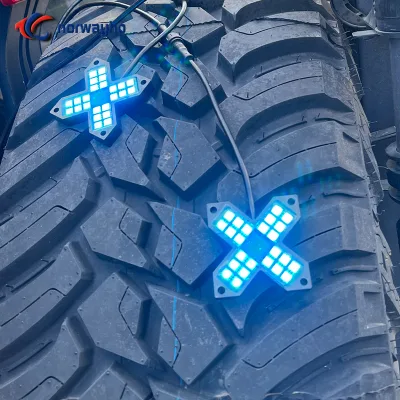 Professional Waterproof LED Pod Light High Power Bright RGB Dream LED Rock Light Kit Underglow