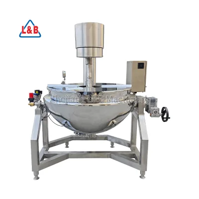 Vertical Fixed Jacketed Cooking Kettle Stationary Stainless Steel Heating Vessel for Raw Material Stewing