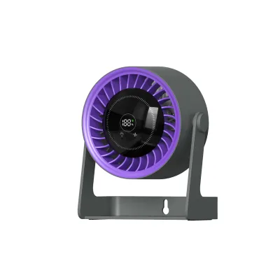 Modern 4000mAh USB Rechargeable Mini Smart Fan 120° Adjustable Tilt 100 Speeds Quiet Desk Fans for Bedroom Room Fan with Remote