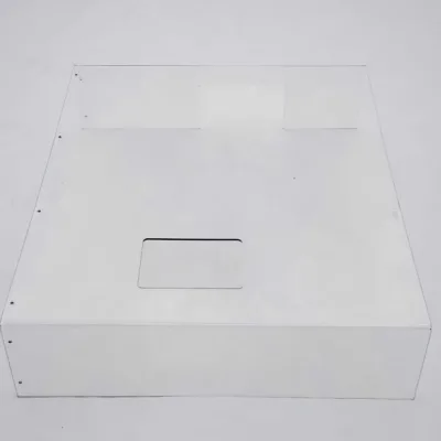 One-piece Bent Acrylic Machine Dust Cover, PC Polycarbonate Transparent Equipment Protective Shield Custom Cutting & Bending