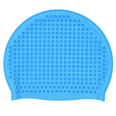 In Stock Silicone Swimming Hat Custom Logo Waterproof Swim Hat Bubble Hat for Water Sports