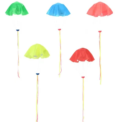 Hand Throwing Mini Parachute Toy Kid Outdoor Game Play Educational Toy