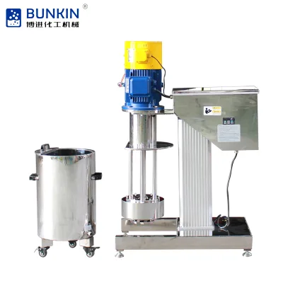 Cheap Laboratory Basket Mill 1500rmp 4KW Electric Lift Basketmill Variable Frequency on Hot Sale