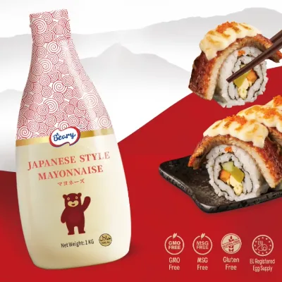 Gluten Free Yuzu Flavor Mayonnaise in Shrink Film Packaging
