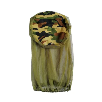 Customized Full Cover Protection Polyester Head Cover Outdoor Fishing Cap Anti Mosquito Insect Hat