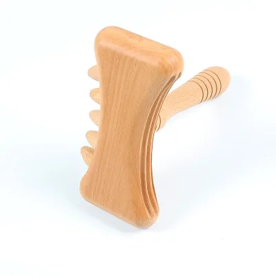 Huiying Cheap Price Facial Relaxation Natural Wood Gua Sha Body Scraping Board