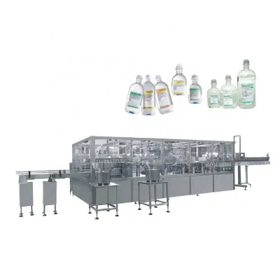 Automation Intelligent IV Fluid Production Line Plant Turnkey Project