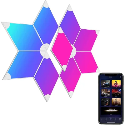 Led Hexagon Garage Light Grid System Honeycomb Lig Led Garage Hexagon Lights Led Hexagon Garage Lighting Without Frame