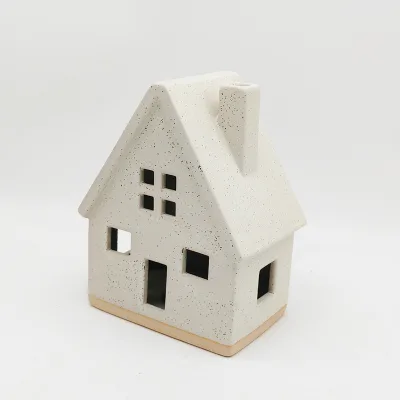 White Christmas Village Houses Christmas Tree Ceramic White Ceramic Houses Christmas