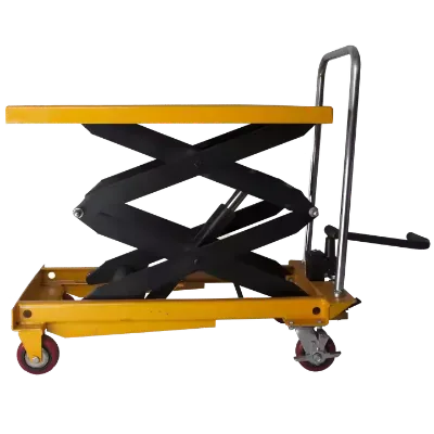 900mm Lifting Height 300kg Loading Capacity Manual Electric Hydraulic Lifting Platform Mobile Scissor Lifting Table