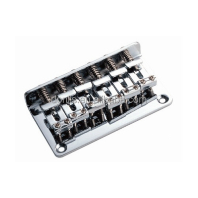 Electric Guitar Bridge Alloy Vintage Fixed Guitar Bridge Chrome Steel Saddle Guitar Bridge