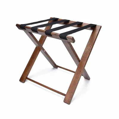Hotel Supplies FSC Wood Heavy Duty Folding Luggage Rack for Hotel Guest Room