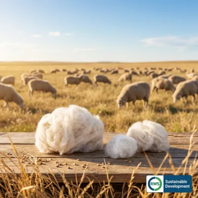 RWS Certified Australian Combed Wool Fiber 18.5-23.5 Micron Natural Brown Dehaired Lamb Wool for Spinning Knitting Yarn