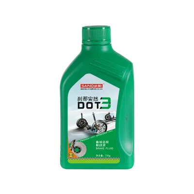 2022 Hot Sale Universal Synthetic Type Car Brake Fluid 720G Bottle Brake Fluid Dot 3