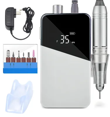 45000RPM Rechargeable Portable Nail File Manicure Tool Professional Electric Nail Drill Machine for Gel Nails Polish