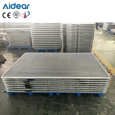 Custom Micro Channel Heat Exchanger Aluminum Condenser for Supermarket Display Freezer Showcase Commercial Refrigeration