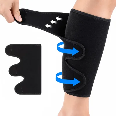 Adjustable Calf Support Wrap Manufacturer for Sports Brands with Custom Logo Printing and Packaging Service