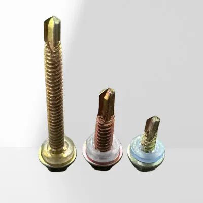 High-quality Self-drilling Screws with Rubber Washers Extended Screws Full-thread Self-drilling Screws Galvanized Treatment