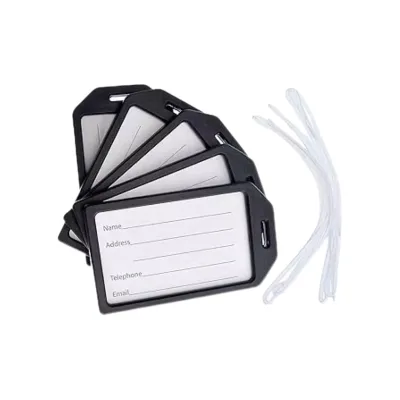 BOCE Wholesale plastic hard luggage name information label signboards