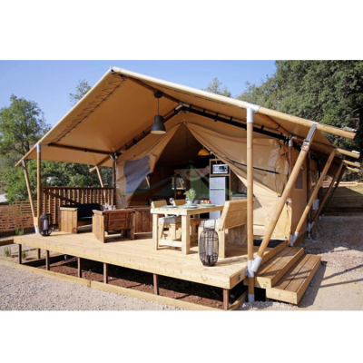 High Quality Luxury Glamping Safari Camping Tent Outdoor Lexerious Safari Lodge Tent