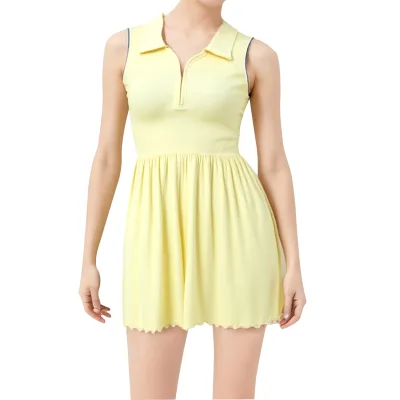 Seamless Pleated Breathable Skin Friendly Running Exercise Fitness Set Tennis Golf  Outdoor Fitness Exercise
