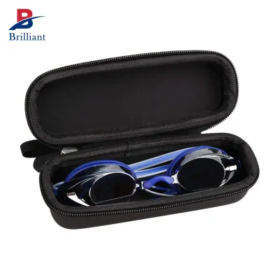 Brilliant Custom Swimming Goggles Case EVA Swimming Goggles Protective Case for Speedo Vanquisher 2.0 Mirrored Swim Goggle