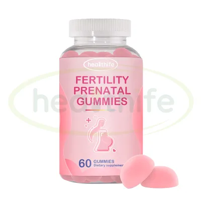 Healthife Prenatal Supplements for Female Male 60gummies/Bottle Fertility Gummies