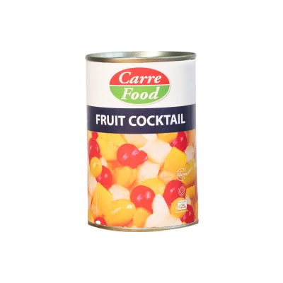 cocktail dress made in china/decorations fruit cocktail/FRUITS cocktail in syrup