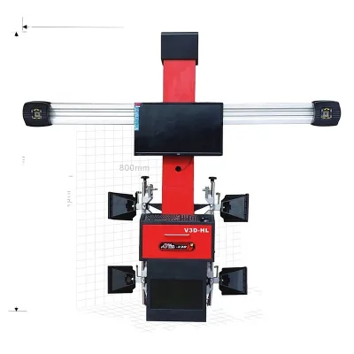 OKEAH DWE240 Chinese Supplier Car Wheel Alignment Machine Full Set 3D Wheel Aligner CE Certified LED Display for 4S Workshop