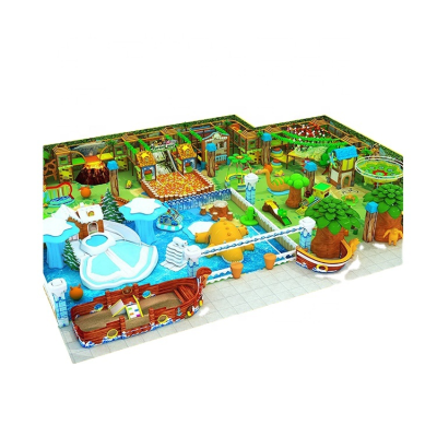 forest theme playing structure indoor playground super labyrinth for sale
