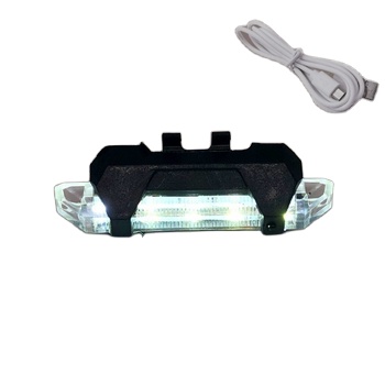 Factory Price White USB Charging High Brightness Bicycle Light