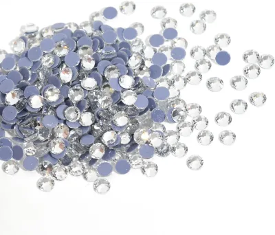 Removable Crystal Rhinestones Flat Back for Nail Art Crafts Decorations DIY Clothes Shoes Etc
