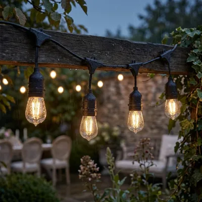 S14 Outdoor String Lights Waterproof Bulb Patio Lights for Backyard Garden Party Decoration Wedding