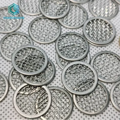 304 Stainless Steel Edge Filter Disc 10 20 30 40 50 60 80 100 150 180 200 300 400 mm Diameter Metal Edge Mesh Disc
