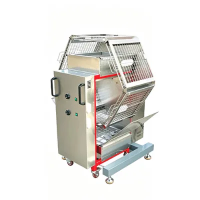 Automatic Commercial Charcoal 24 PCS Chicken Rotisseries Machine Can Add LPG