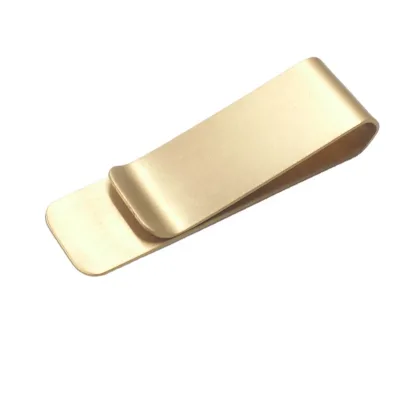 20 mm Brass Money Clip Brass Metal Money Clip Cash Clamp Holder Portable Money Clip