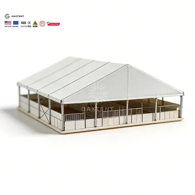 A Frame Tent Cattle Shelter Tent Aluminum Alloy Structure Tent with PVC Cover for Cow Farmtent Livestock Housing
