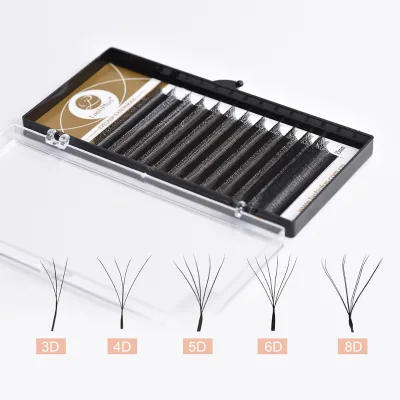 LashPlus 4D W YY Shape Hand Made Eyelash Extensions 6mm 7mm W Lashes Fan Eyelash