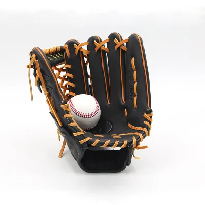 High Quality Lightweight Professional Game Leather Baseball Gloves Mitt for Adults and Children