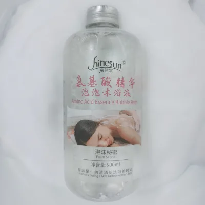 Relaxing Essential Oils Foaming Maker Shower Gel Shampoo Foaming Machine Foot SPA Body SPA Rose Foam Mousse Bubble Bath Liquid