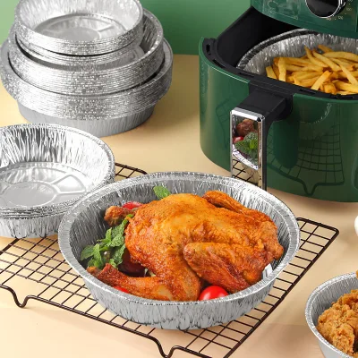 China Manufacture Silver Round Aluminium Foil Pan
