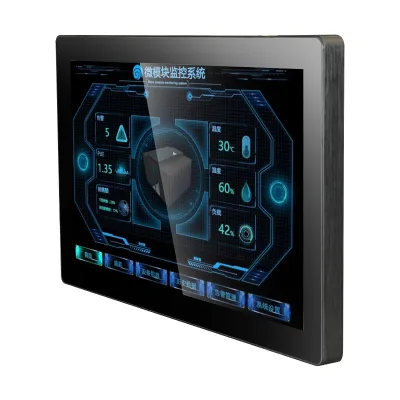 15.6 Inch Smart Cooling 1920*1080 Flat IP65 Wire Resistive All-in-One Touch Display Industrial Computer for Operational