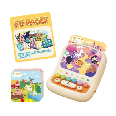 Multifunctional Electronic Study Machine Numbers Food Animal Machine Learning Educational Toy for Kids