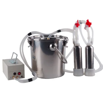 5L Cattle Electric Milking Machine Sheep Stainless Steel Bucket Lithium Battery High PowerCow Milking Machine