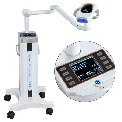 FINER Dental Chair Type Blue Light Dental Cold Light LED Bleaching System Teeth Whitening Bleaching Machine