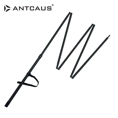 High Quality Customized Adjustable Camping Canopy Tent Poles 700-2100mm Tarp Pole for Camping Beach Sunshade
